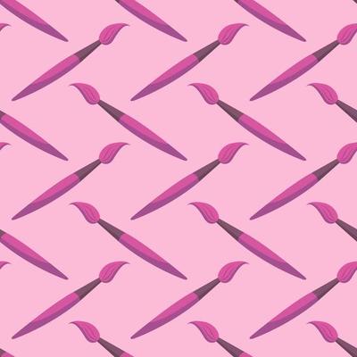 Paint brush pattern , illustration, vector on white background
