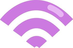 Wifi connection, illustration, vector on a white background.