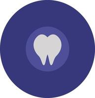 Tooth health, illustration, vector on a white background.