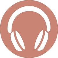 Modern headphones, illustration, vector on a white background.