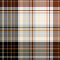 Seamless pattern in beautiful gray, black, brown and yellow colors for plaid, fabric, textile, clothes, tablecloth and other things. Vector image.