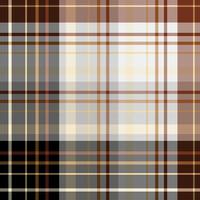 Seamless pattern in beautiful gray, black, brown and yellow colors for plaid, fabric, textile, clothes, tablecloth and other things. Vector image.