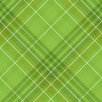 Seamless pattern in simple bright green and white colors for plaid, fabric, textile, clothes, tablecloth and other things. Vector image. 2