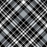 Seamless pattern in simple gray, black and white colors for plaid, fabric, textile, clothes, tablecloth and other things. Vector image. 2