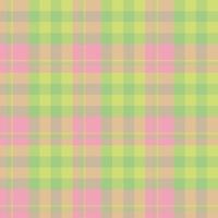 Seamless pattern in simple pink and green colors for plaid, fabric, textile, clothes, tablecloth and other things. Vector image.