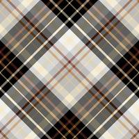 Seamless pattern in beautiful gray, black, brown and yellow colors for plaid, fabric, textile, clothes, tablecloth and other things. Vector image. 2