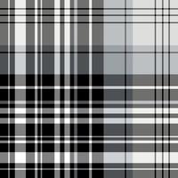 Seamless pattern in simple gray, black and white colors for plaid, fabric, textile, clothes, tablecloth and other things. Vector image.