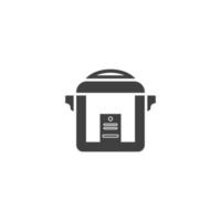 Rice Cooker icon template vector