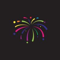 Firework vector icon illustration