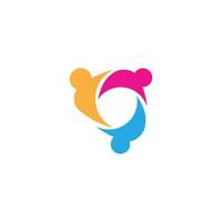 Community, network and social icon vector