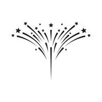 Firework vector icon illustration