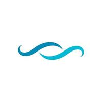 Water wave icon vector