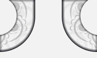 Two decorative letter u's with a white background vector