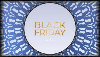 Black Friday Sale Poster Template Beige Color Abstract Pattern vector
