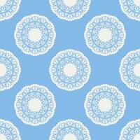 Quatrefoil geometric seamless pattern, background, vector illustration in mint blue, soft turquoise color and white.