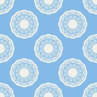 Quatrefoil geometric seamless pattern, background, vector illustration in mint blue, soft turquoise color and white.