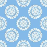 Quatrefoil geometric seamless pattern, background, vector illustration in mint blue, soft turquoise color and white.