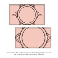 Two different designs for a business card vector
