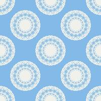 Quatrefoil geometric seamless pattern, background, vector illustration in mint blue, soft turquoise color and white.