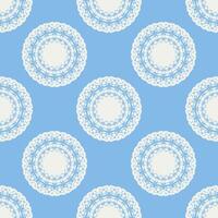 Quatrefoil geometric seamless pattern, background, vector illustration in mint blue, soft turquoise color and white.