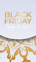 Celebratory Advertising Black Friday Beige Color Geometric Pattern vector