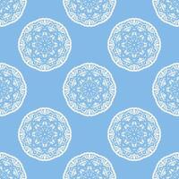 Quatrefoil geometric seamless pattern, background, vector illustration in mint blue, soft turquoise color and white.