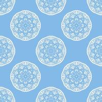 Quatrefoil geometric seamless pattern, background, vector illustration in mint blue, soft turquoise color and white.