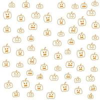 Sketch Pumpkin vegetable Halloween on white background photo