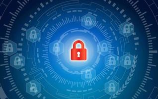 Cyber Security Data Protection Business Technology Privacy concept, circle and technology background, abstract technology concept background photo