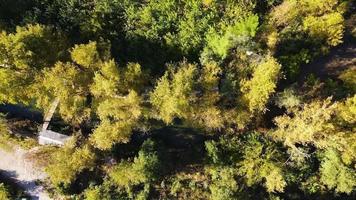 vista aérea del puente histórico. vídeo de dron video