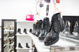 Women's shoes in a shop photo