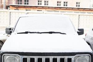 coche nieve invierno foto