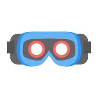 Trendy VR Goggles vector