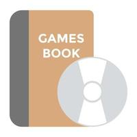 libro de juegos de moda vector