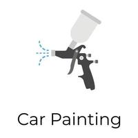 Trendy Car Paint vector