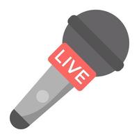 Trendy Live News vector