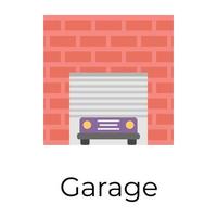 Trendy Garage Concepts vector