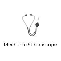 Trendy Mechanic Stethoscope vector