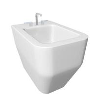 Square bidet design for bathrooms. 3D illustration. photo