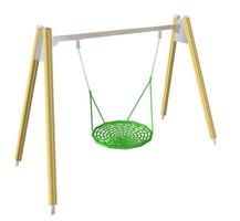 Netted swing, 3D illustration photo