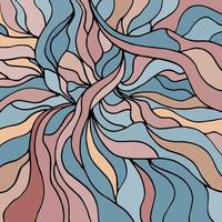 Fabric abstract doodles, hand drawn, lines, print, art. vector