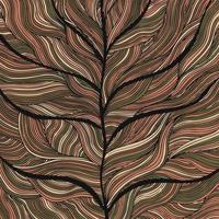 Natural leaf and roots good for background, wallpaper, print, art vector