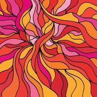 Fabric abstract doodles, hand drawn, lines, print, art. vector