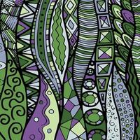 Fabric abstract doodles, hand drawn, lines, print, art. vector