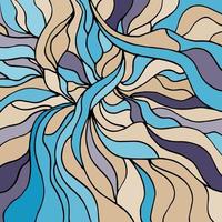 Fabric abstract doodles, hand drawn, lines, print, art. vector