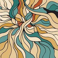 Fabric abstract doodles, hand drawn, lines, print, art. vector