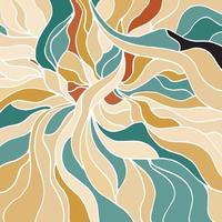 Fabric abstract doodles, hand drawn, lines, print, art. vector