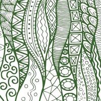 Fabric abstract doodles, hand drawn, lines, print, art. vector