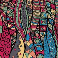 Fabric abstract doodles, hand drawn, lines, print, art. vector