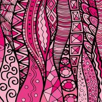 Fabric abstract doodles, hand drawn, lines, print, art. vector